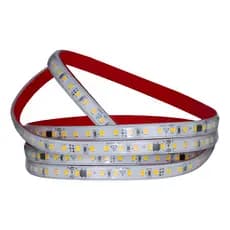 Kit Fita led IP65 10w 120 Led 3000K Branco Quente SANCA Moveis Dupla face + Cabo de força  Conector