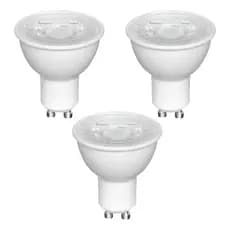 Kit 3 Lâmpadas LED Dicróica GU10 7W Bivolt 110-240V 525lm 36° Alta Durabilidade Cor da Luz (3000K, 4000K ou 6500K)