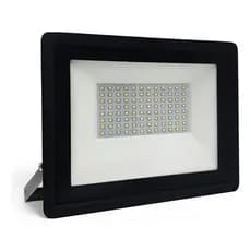 Refletor Led 100w Empalux Bateria 12v 24v 6500k Ip66 Preto 12v Preto Branco-frio Trator Pesca Camping