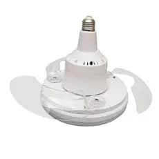 Ventilador Teto Com Lampada Led Empalux 30w Silencioso Pás Retrátil E27 Com Controle 3 Cores