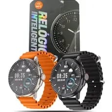 Relogio Smartwatch W41 Pro MAX Inteligente 45mm Redondo NFC GPS Faz chamardo Lançamento 2025