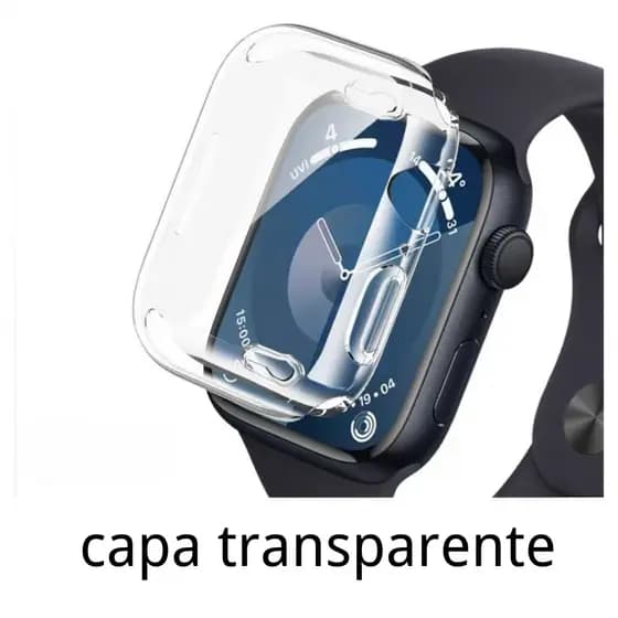 Silicone Capa Para Apple Watch 40mm 38mm 41mm 42mm 45mm 49mm Ultra Smartwatch 360° fechado Capa iWatch Protetora Case