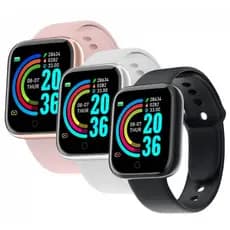 Smartwatch D20 Relógio Inteligente y68 colocar foto Na Tela Esportivo Bluetooth Android/iOS