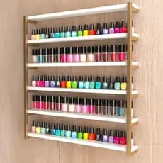 Nicho Porta Esmalte Organizador Suporte Expositor De Esmalte Para Manicure Esmalteiro De Parede