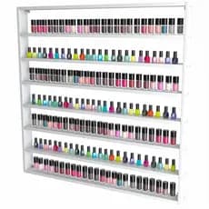 Nicho Suporte Organizador Expositor Para Esmaltes Com 7 Prateleiras 90x90 Coleções Perfumes Essência
