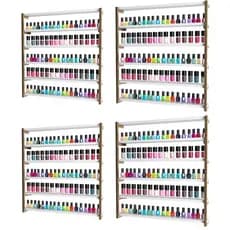 Kit 04 Nichos Expositor de Esmaltes Várias Cores Manicure Salão de Beleza Modelo Industrial
