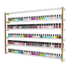 Nicho Porta Expositor de Esmaltes Grande Manicure Salão de Beleza Modelo Industrial Mostruário