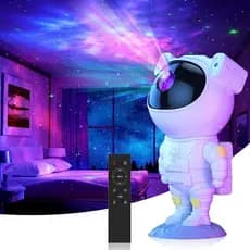 Bettdow Luz do projetor para brinquedo infantil portátil LED Galaxy Astronauta noturno interno