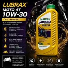 Óleo para Motos 4 Tempos Lubrax Lubrificante Semisintético 10w30