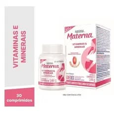 SUPLEMENTO ALIMENTAR MATERNA COM 30 COMPRIMIDOS