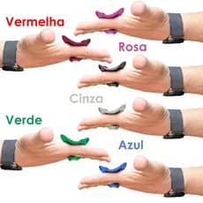 Luva de musculação anatômica treino academia.