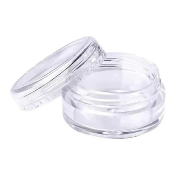 1x Potinho Vazio 1g Para Organização Glitter Strass Joia Nails Manicure