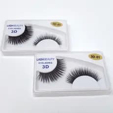 Cílios Postiços 3D - 1 PAR | LashBeauty ou Jiaoer Volume & Naturalidade | Escolha o Modelo - SQ3310