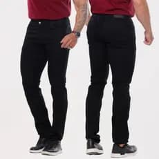 Calça Masculina Jeans Tradicional Com Elastano Lycra Premium