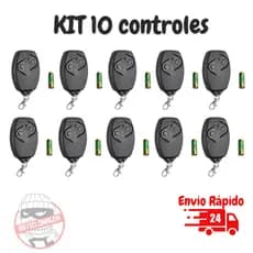Kit 10 Unidades de Controle Remoto de Portão Rossi 433mhz ENVIO RAPIDO