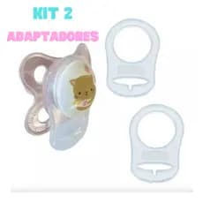 KIT 2 Anel Adaptador em Silicone Chupeta MAM NUK BUBA UNIVERSAL - ENVIO RÁPIDO E QUALIDADE GARANTIDA