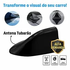 Antena Tubarão Shark Universal AM/FM Esportiva Sinal Melhorado + Estilo Carro Teto Carro