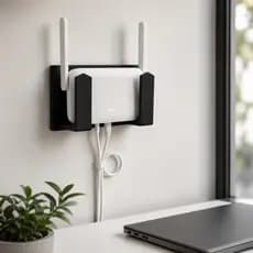 Suporte Universal para Roteador Wi-Fi Parede Sem Furo Organizador WiFi Modem