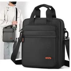 Bolsa Casual Mensageiro Ombro Business Vertical Unissex Grande Capacidade ref: 66258