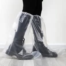 Capa Chuva Sapato Descartável Adulto Pé Tênis Impermeável Moto Protetor Calçado Unissex ref: 879