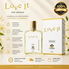 Perfume Love It Feminino Zyone Alta Fixação Essência Importada Parfum