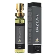 Perfume BRZ Dark Masculino Zyone Alta Fixação 25% de Essência Importada Parfum 10ml Antigo 121 Vip Black