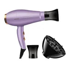Secador de Cabelo 3500W Secagem Rápida Com Difusor 110v / 220v PREMIUM Roxo