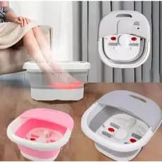 Espaçosa para Banheira de Pés Hidromassagem 110V/220V Dobrável Cinza Rosa Portátil Ofurô
