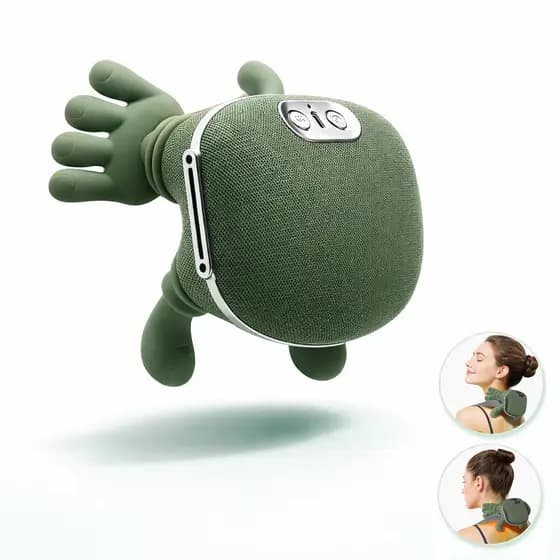 Massegeador de Pescoço 8 Pontos Aquecimento Relaxamento Tensão Ombro Mãos Massagem Alívio