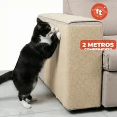 Tapete Arranhador para gatos Auto Adesivo Carpete Protetor de Arranhão para Sofá e Cama box 40x200cm