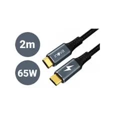 Cabo Usbc De Carregamento Turbo 66w Tipo C 2 Metros