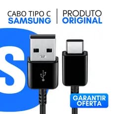 Cabo Tipo C Rápido Original Para S8 / S8+ / S9 / S9+ / S10 / S20 FE / S20 Fe 5G