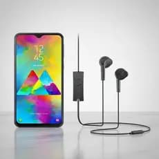 Fone De Ouvido Para Galaxy A10 A20 A24 M30 A01 A12 Original Preto