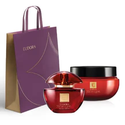 Perfume Feminino Rouge: Eau de Parfum 75ml + Creme Hidratante Desodorante Corporal 250g