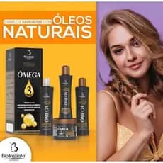 Kit Capilar Ômega 3 - Bio Instinto 4 itens (Ação Anti Frizz)