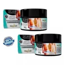 2 Gel Lipo Redutor Termo Ativado 250g - Mary Life