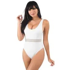 Maiô Regata Com Detalhe Branco Body | REF: BK65