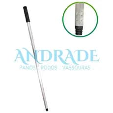 CABO ALUMINIO PARA RODOS E VASSOURAS 1,60- ESCOLHA A QUANTIDADE