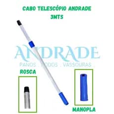 CABO EXTENSOR TELESCOPIO ANDRADE- ESCOLHA O TAMANHO