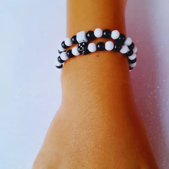 Kit com 2 Pulseira de Miçangas