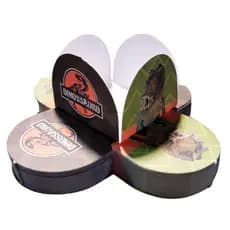 Kit 100 Forminha Dinossauro 4 Pétalas Para Doce Nº 07