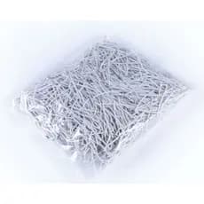 Amarrilho Fecho Lacre Arame Branco 9cm 100 unidades