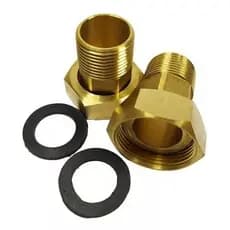 Kit de Conexões Latão Forjado para Hidrômetro de 1/2" virola meia polegada