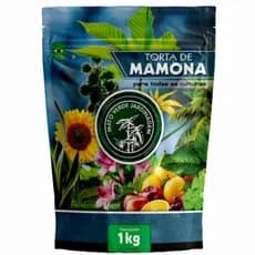 Fertilizante Orgânico Natural Torta De Mamona 1kg Mato Verde