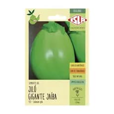 Sementes de Jiló Gigante Jaíba - Frutos Ovais e Sabor Amargo, Fácil Cultivo