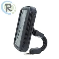 Suporte Bolsa Case Capa Celular Moto Retrovisor Prova D'água 5.5" E 6.5"