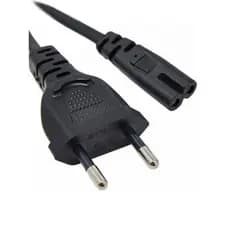 Cabo De Força Energia 2 Pinos pra caixa de som Ps2 Ps3 Ps4 Notebook 1,5m
