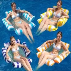 Boia rede Flutuador cadeira boia praia e piscina