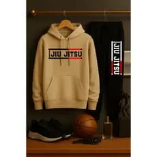 Conjunto Moletom ou Blusa de Frio Flanelada Algodão Academia Luta Artes Marciais Jiu Jitsu Masculino Feminino Unissex