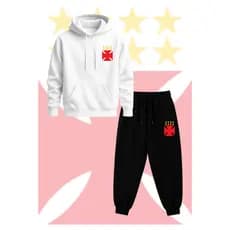 Conjunto Moletom Blusa e Calça Unissex ou Blusa e Short Masculino Vasco